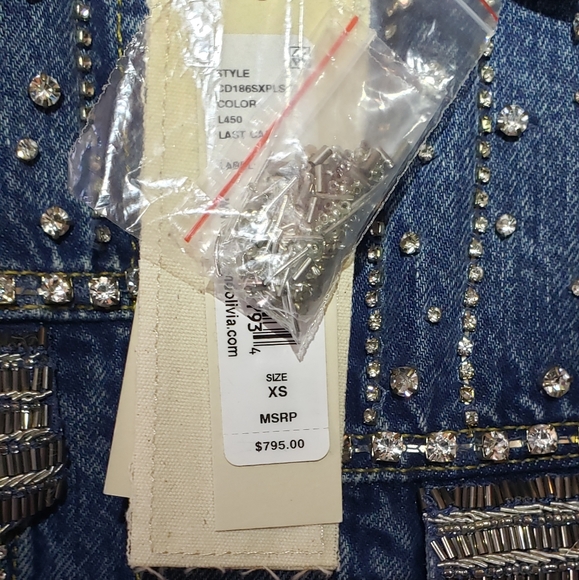 Alice & Olivia Denim Jacket - Picture 5 of 8
